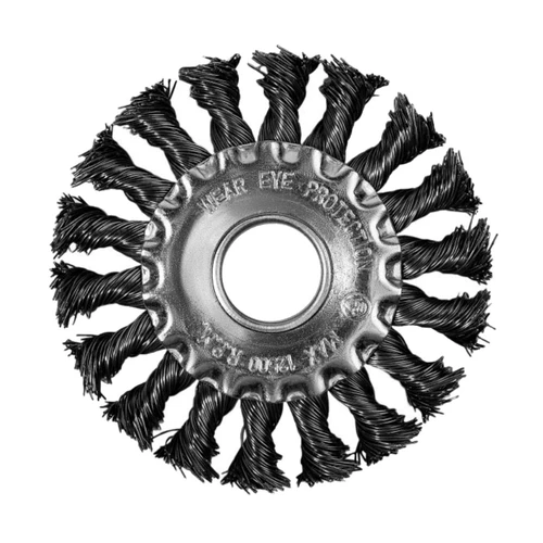 Кордщетка дисковая PIT D125 стальная крученая проволока