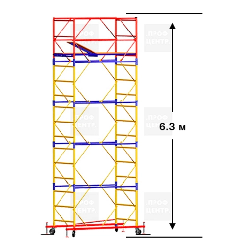Вышка тура 1.6 х 0.7 высотой 6.3 м